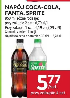 Napój promocja w Stokrotka