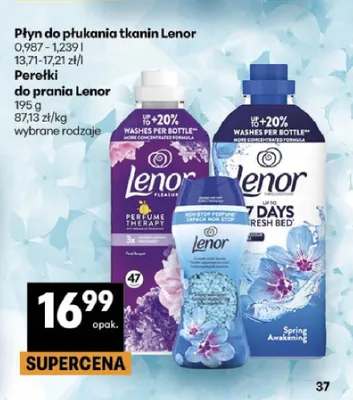 Płyn do płukania tkanin Lenor promocja w Delikatesy Centrum