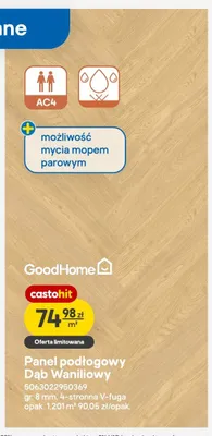 Panel podłogowy GoodHome Dąb Waniliowy promocja w Castorama