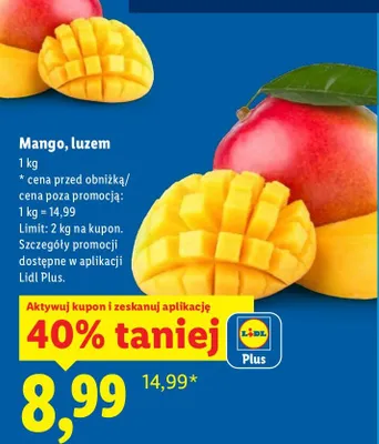 Mango luzem promocja w Lidl