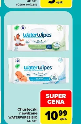 Chusteczki nawilżane WaterWipes Bio promocja w Carrefour