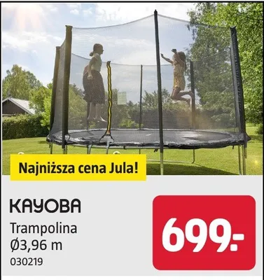 Trampolina Ø3,96 m promocja w Jula
