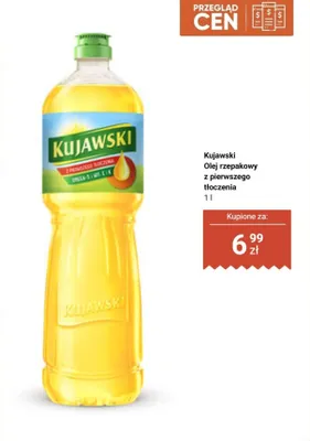 Olej rzepakowy z pierwszego tłoczenia promocja w Biedronka