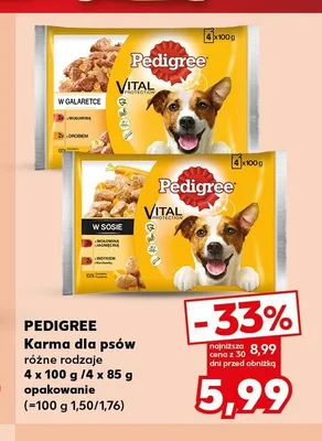 Karma dla psów Pedigree promocja w Kaufland