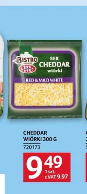 Ser Cheddar wiórki Bistro Mlekpol promocja w Selgros
