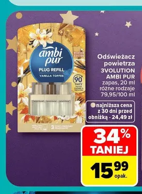 Odświeżacz powietrza 3Volution Ambi Pur zapas promocja w Carrefour