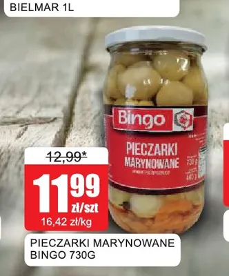 Pieczarki marynowane Bingo promocja w Bingo
