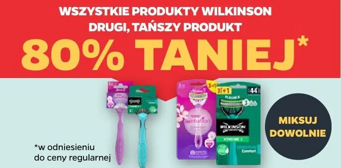 Produkty Wilkinson promocja w Netto