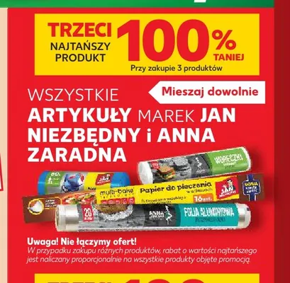 Papier do pieczenia Jan Niezbędny promocja w Kaufland