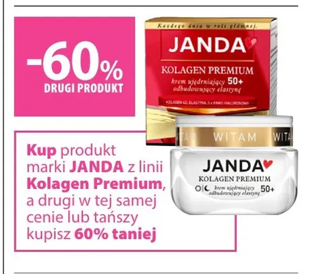 Produkty z linii Kolagen Premium Janda promocja w Hebe