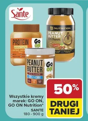 Masło orzechowe Sante Go On Smooth promocja w Carrefour