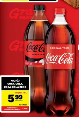 Napoj Coca-cola promocja w Gram Market
