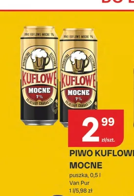 Piwo Kuflowe Mocne promocja w Chorten