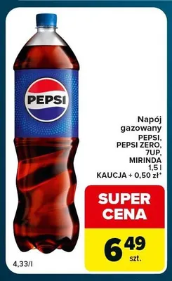 Napój gazowany Pepsi Zero promocja w Globi