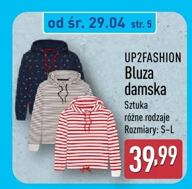 Bluza damska promocja w Aldi