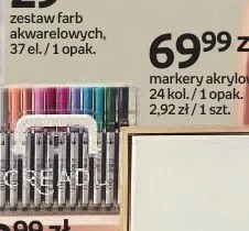 Markery akrylowe brush CREADU promocja w Empik