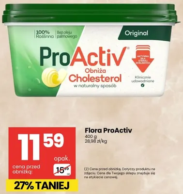 Margaryna Flora ProActiv promocja w Delikatesy Centrum