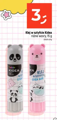 Klej w sztyfcie Kidea promocja w Dealz