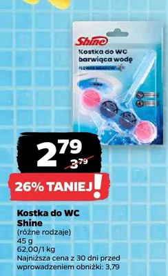 Kostka do WC barwiąca wodę promocja w Netto