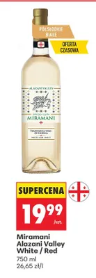 Wino Alazani Valley White promocja w Biedronka