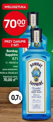 Gin Bombay Sapphire promocja w Żabka