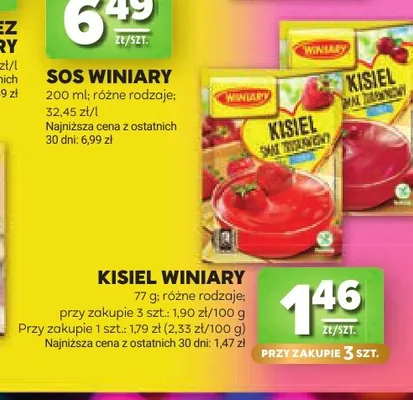 Kisiel Winiary promocja w Stokrotka