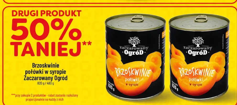 Brzoskwinie połówki w syropie promocja w POLOmarket