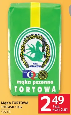 Mąka pszenna tortowa typ 450 1 kg promocja w Selgros