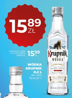 Wódka Krupnik promocja w Duży Ben
