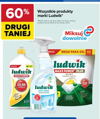 Płyn do naczyń Ludwik Maxx Power promocja w Carrefour