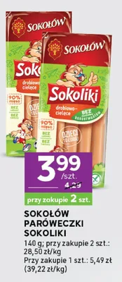 Paróweczki Sokoliki promocja w Stokrotka