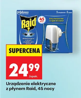 Urządzenie elektryczne z płynem, 45 nocy promocja w Biedronka