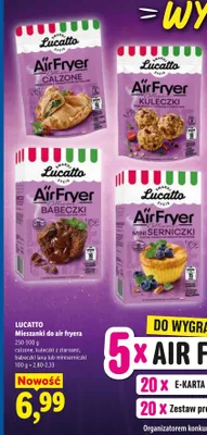 Mieszanka do air fryera Lucatto Miniserniczki promocja w Lidl