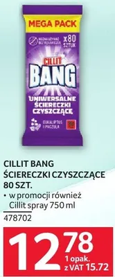 Cillit Bang odtłuszczki czyszczące 80 SZT. promocja w Selgros