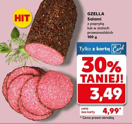 Salami z papryką  promocja w Kaufland
