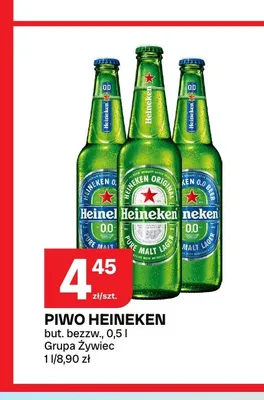 Piwo bezalkoholowe Heineken promocja w Chorten