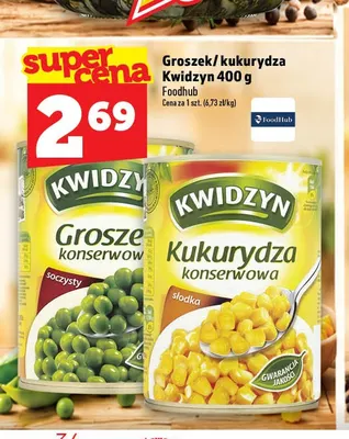 Groszek konserwowy Kwidzyn promocja w TOPAZ