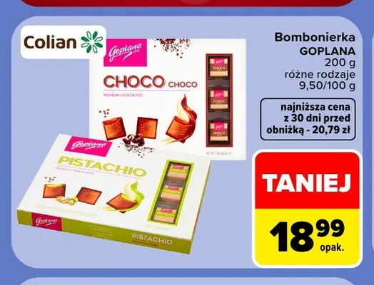 Bombonierka Goplana Pistachio promocja w Carrefour Market