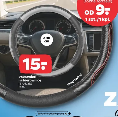 Pokrowiec na kierownicę Edynic promocja w Netto