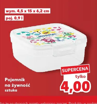 Pojemnik na żywność 0,9 l promocja w Kaufland