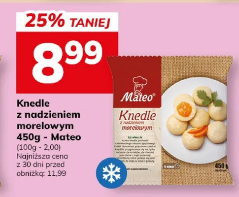 Knedle z nadzieniem morelowym promocja w Hitpol