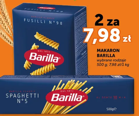 Makaron wybrane rodzaje promocja w Euro Sklep