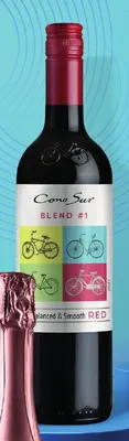 Wino czerwone Cono Sur Blend #1 Red promocja w Żabka