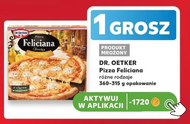 Pizza Feliciana Quattro Formaggi Dr. Oetker promocja w Kaufland