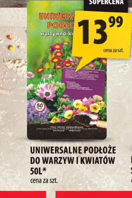 Uniwersalne podłoże do warzyw i kwiatów 50 l promocja w Arhelan