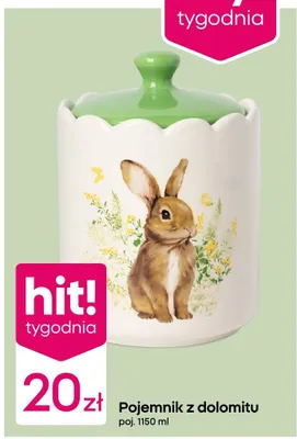 Pojemnik z dolomitu poj. 1150ml promocja w Pepco