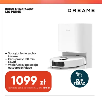 Robot sprzątający Dreame L10 Prime promocja w Max Elektro