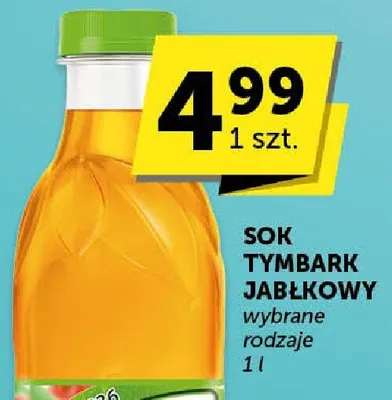 Sok Tymbark jabłkowy promocja w Euro Sklep