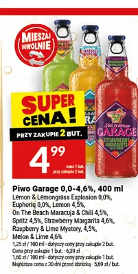 Piwo Garage Strawberry Margarita 4,6% promocja w Twój Market