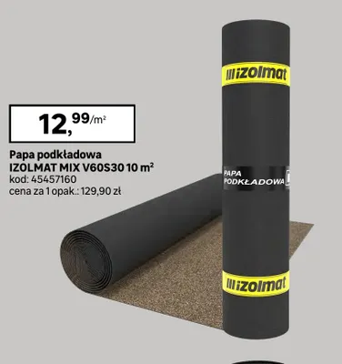 Papa podkładowa Izolmat Mix V60S30 10 m² promocja w Leroy Merlin